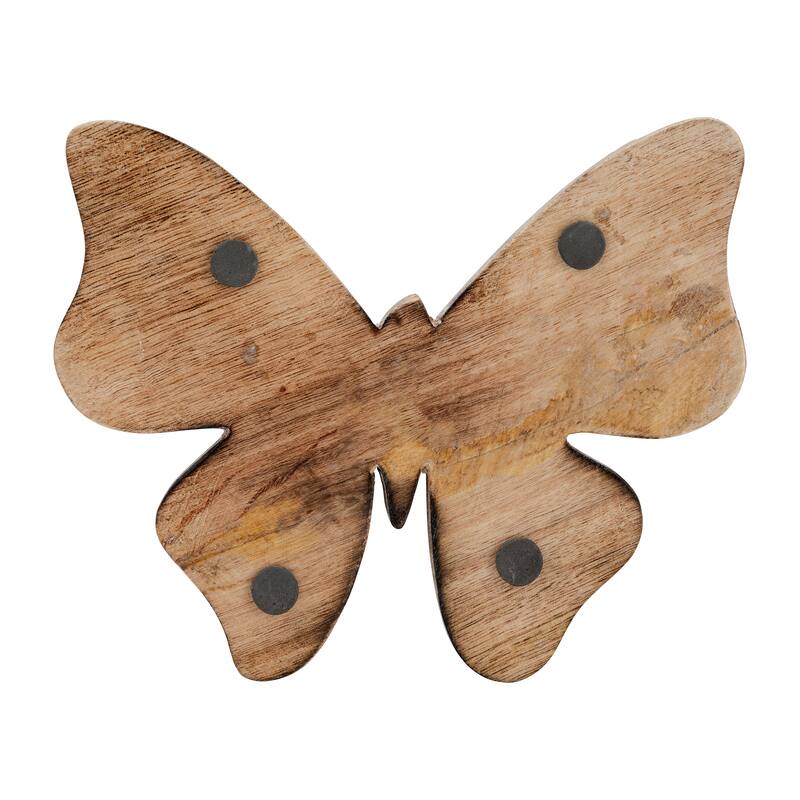 Sagebrook Home Modern Glam Mosaic Butterfly Figurine