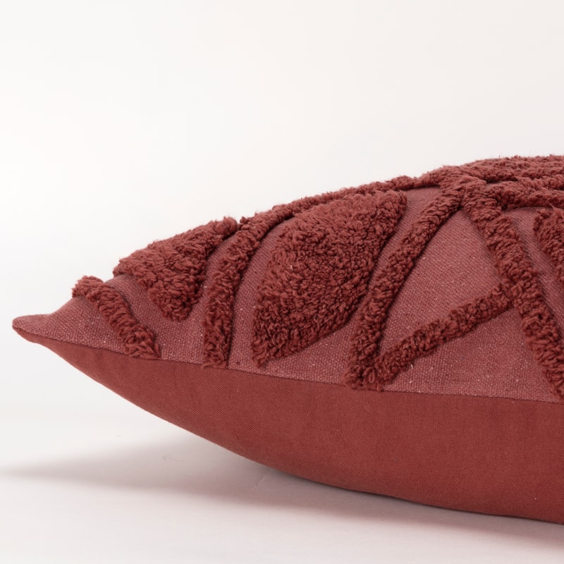 Rizzy Home Tufted Geometric Throw Pillow Cover