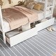 preview thumbnail 16 of 31, Kid-Friendly Twin Size Bunk Bed with Ladder and Safety Guardrails