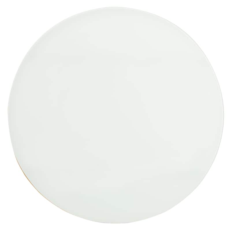 SAFAVIEH Treasures Felicitas Gold/ White Top Accent Table - 20" x 20" x 22.9" - 20Wx20Dx23H
