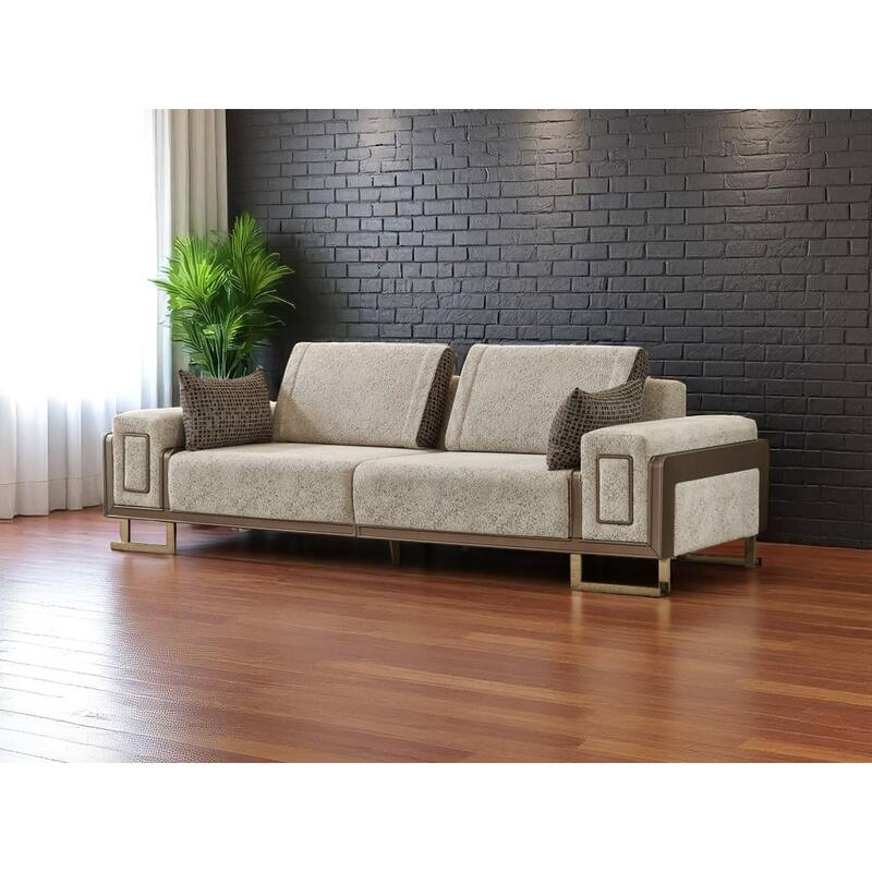 Neliz 5 Pieces Living Room Sets 2 Sofa 1 Chair 1 Coffe Table 1 End Table