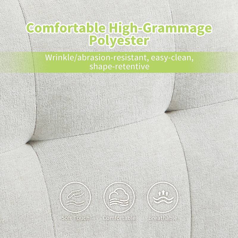 Beige Office Chair Side Chair with USB Charging Port, Simple Dressing Chair Club Chair Arm Chair Padded Chair