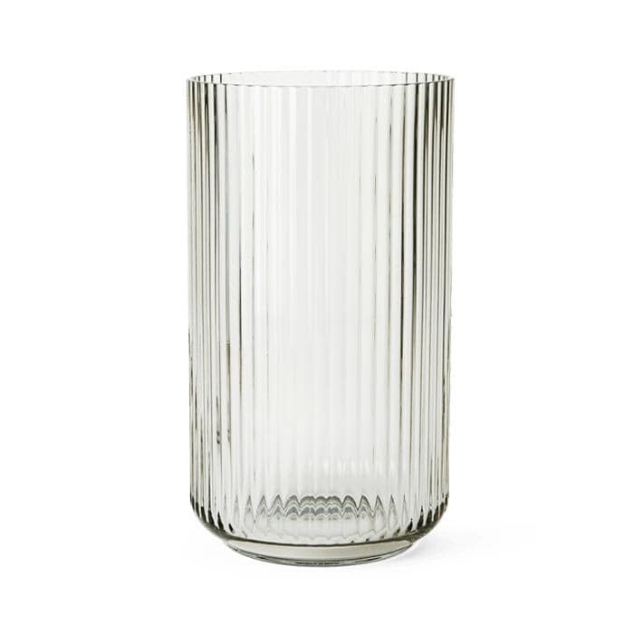 Lyngby Porcelæn Mouth Blown Glass Vase, Smoke