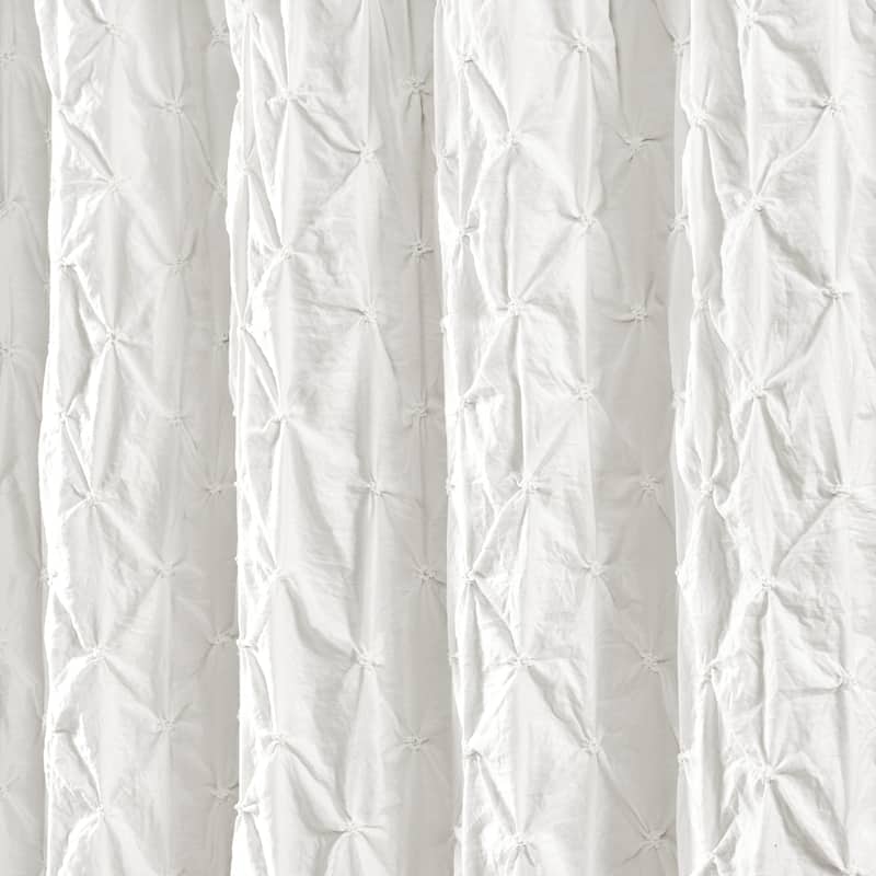 Lush Decor Ravello Pintuck Shower Curtain