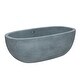 preview thumbnail 86 of 144, Avalon NativeStone Freestanding Soaking Tub 72" - Ocean