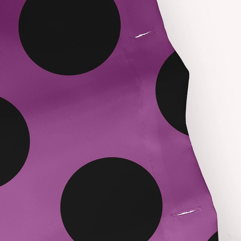 Halloween Trick or Treat Dots Shower Curtain