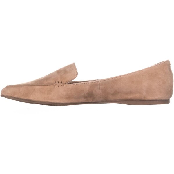 feather camel suede