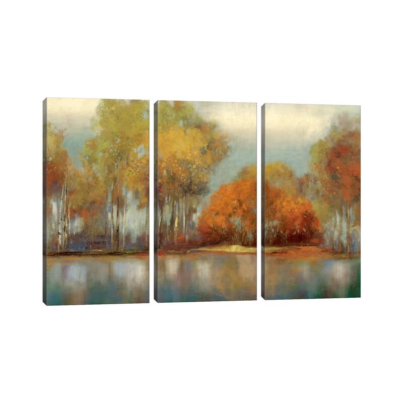 iCanvas "Reflections I" by Allison Pearce 3-Piece Canvas Wall Art Set