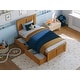 preview thumbnail 9 of 118, Madison Platform Bed with Matching Footboard with Storage Drawers