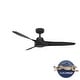 preview thumbnail 2 of 25, Hunter 52" Mosley Outdoor Ceiling Fan and Wall Control, Damp Rated - Industrial, Modern, Transitional