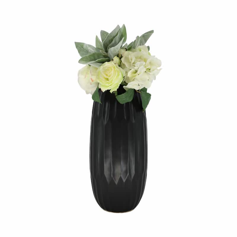 Sagebrook Home Modern Neutral Ceramic Vase