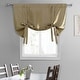 preview thumbnail 49 of 53, Exclusive Fabrics Faux Silk Taffeta Tie-Up Window Shade (1 Panel)