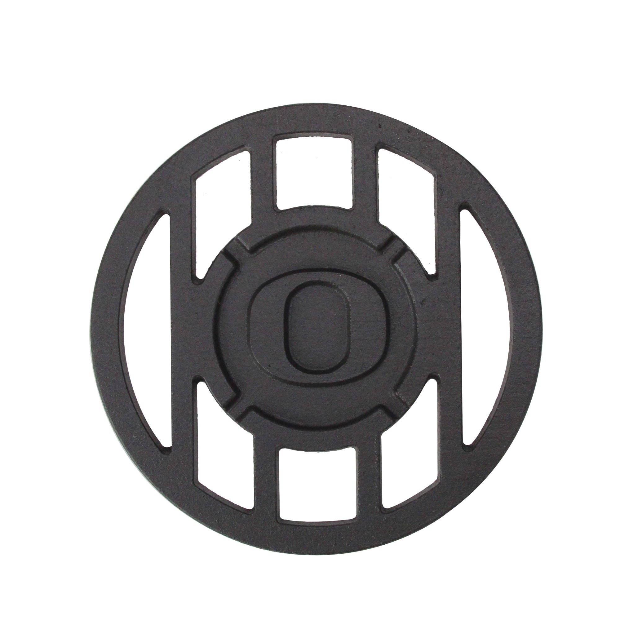 NCAA Oregon Ducks Sports Round Cast Iron Branding Grill Iron Accessory