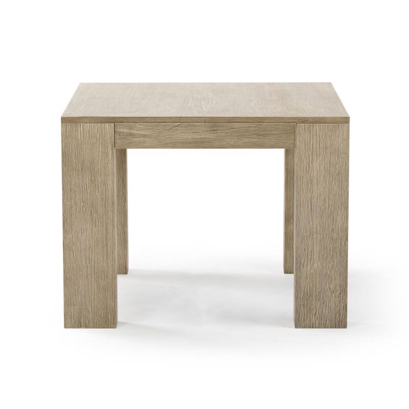 Plank and Beam Modern Square Corner Table - 32"