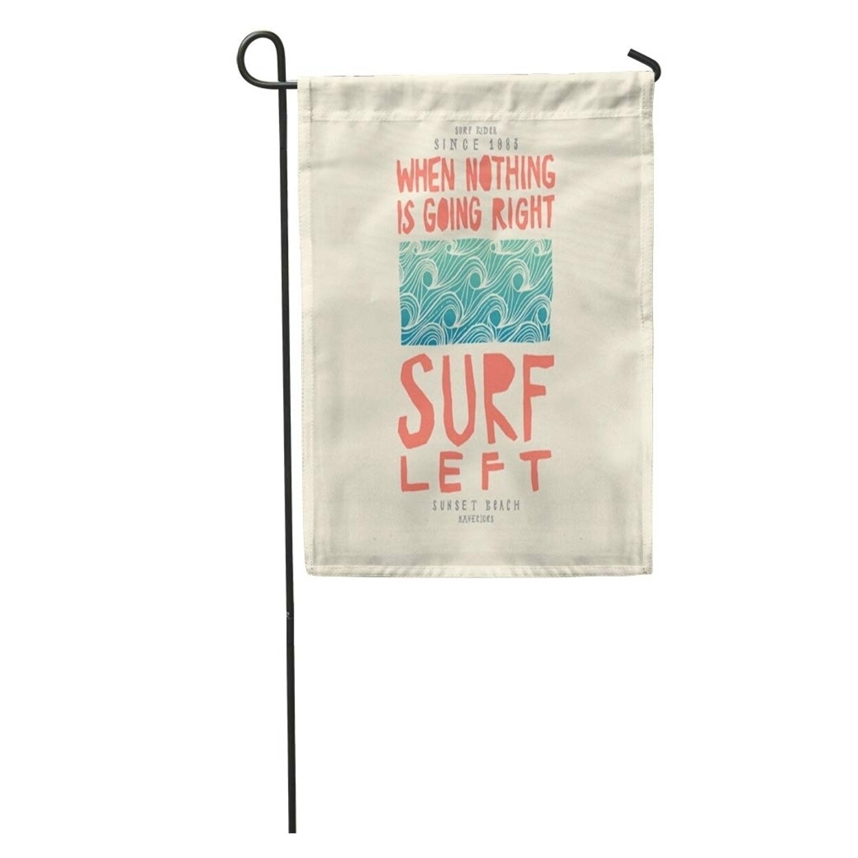 Shop Blue Pattern When Nothing Is Going Right Surf Left Surfing