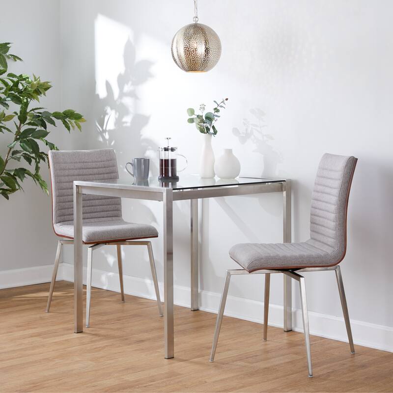 Strick & Bolton Tyra Dining Chair with Swivel (Set of 2)