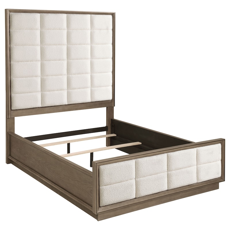 Durango Panel Bed Taupe Oak - Queen