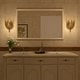 preview thumbnail 3 of 6, Farmhouse 1-light Maple Leaf Sconce Bathroom Wall Light