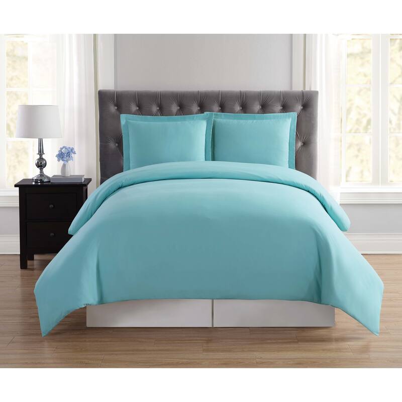 Truly Soft Everyday Comforter Set with Removeable Cover - Turquoise - Twin XL