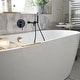 preview thumbnail 35 of 41, Solid Brass 2 Handle Wall Mounted Roman Tub Faucet With Handheld Shower