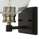 preview thumbnail 7 of 5, Uttermost Kent Edison 1 Light Sconce - 9"H x 7"W x 8"D