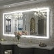 preview thumbnail 15 of 72, LED Bathroom Mirror with UL Listed, High Brightness, Anti-Fog, 3 Color Temperature, Dimmable 60x30