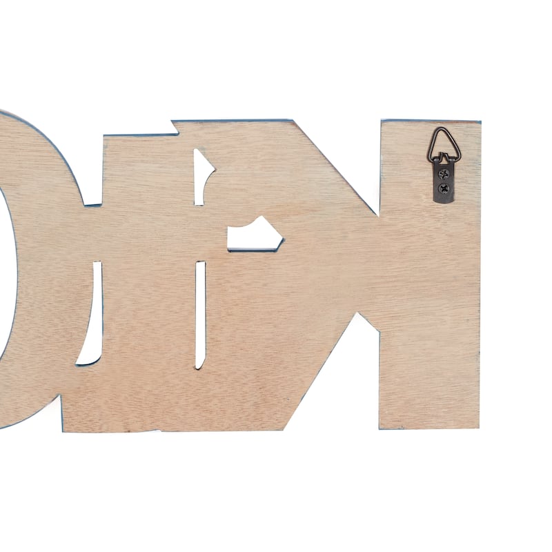 Multi MDF Coastal Wall Decor 7 x 24 x 1 - 24 x 1 x 7