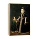 preview thumbnail 7 of 7, iCanvas "Girl With A Dwarf, Daughter Of The Duke And Duchess Of Savoy, c.1595" by Sofonisba Anguissola Framed Gold - 26x18