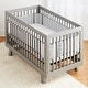 preview thumbnail 10 of 10, BreathableBaby Breathable Mesh Liner for Full-Size Cribs, Classic 3mm Mesh (Size 4FS Covers 3 or 4 Sides)