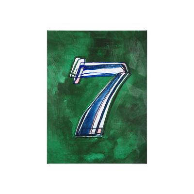 Numbers VII (30 x 40) Canvas Art Print