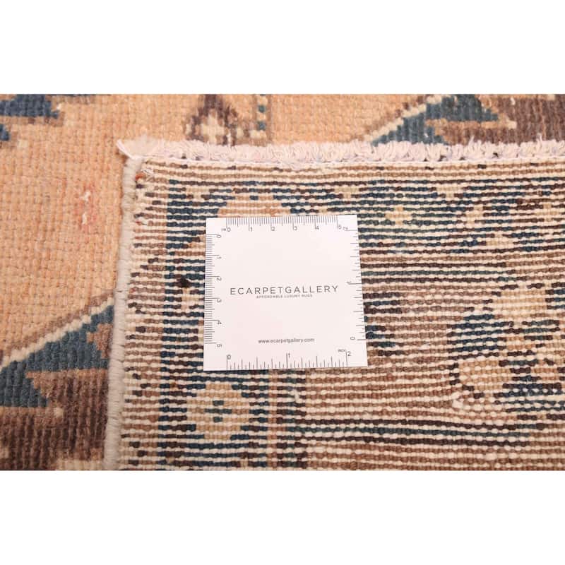 ECARPETGALLERY Hand-knotted Antalya Vintage Dark Brown Wool Rug - 4'5 x 6'7