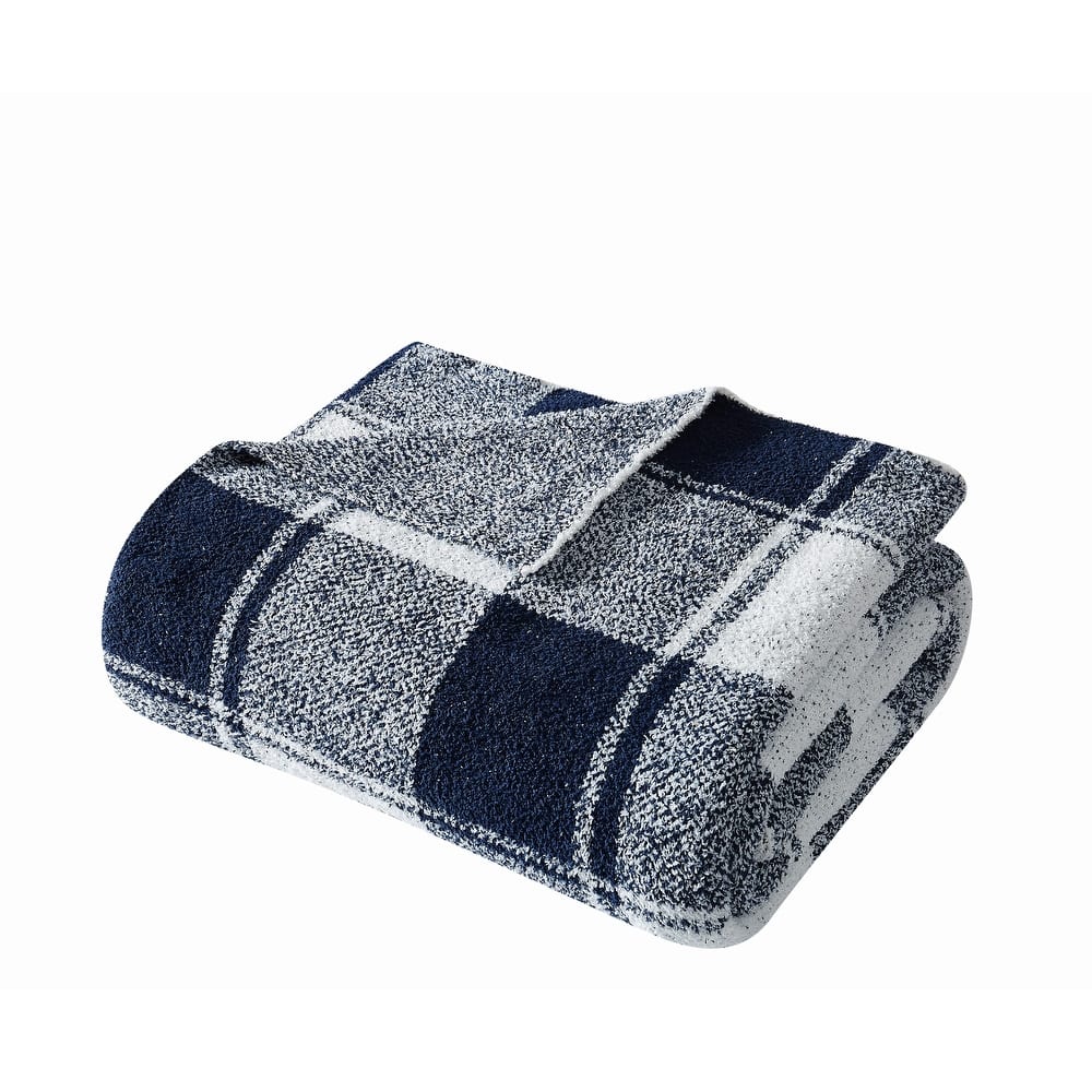 Brooklyn Loom Dusted Plaid 50x70 Throw