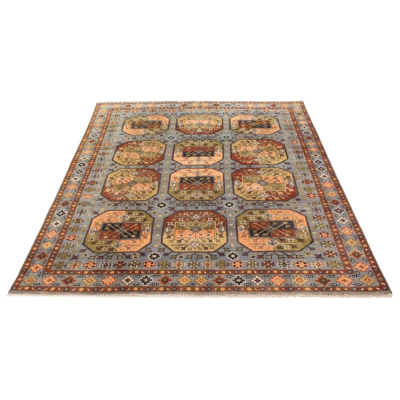 ECARPETGALLERY Hand-knotted Jules Serapi Grey Wool Rug - 7'11 x 9'10