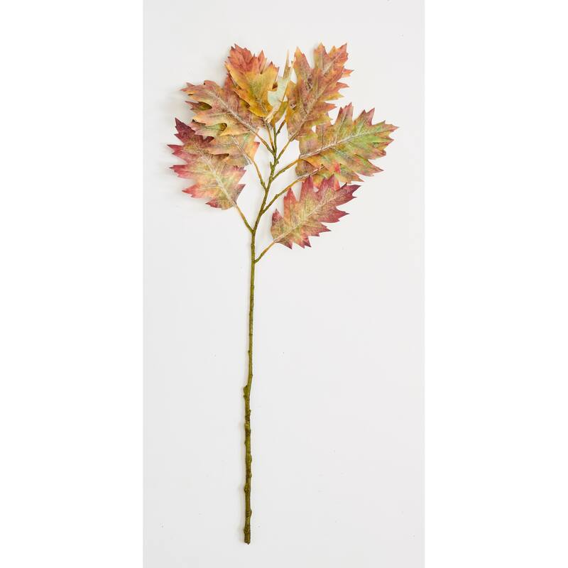 29" Fall Artificial Oak Leaves Spray, Set of 3 - 29