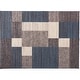 preview thumbnail 60 of 90, World Rug Gallery Modern Boxes Design Non-slip (Non-skid) Area Rug
