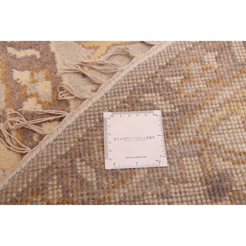 ECARPETGALLERY Hand-knotted Royal Oushak Grey Wool Rug - 8'0 x 7'9