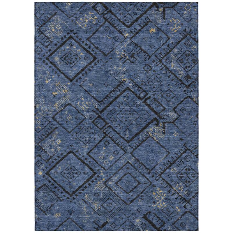 Machine Washable Indoor/ Outdoor Global Andes Chantille Rug