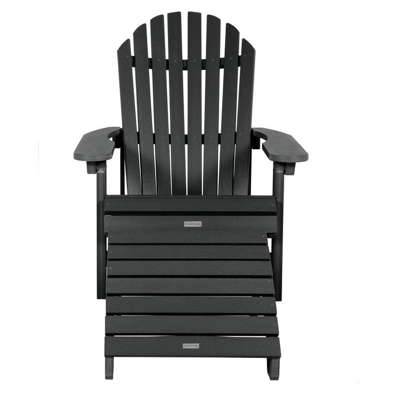 HIGHWOOD Folding and Reclining Adirondack Chair with Folding Ottoman