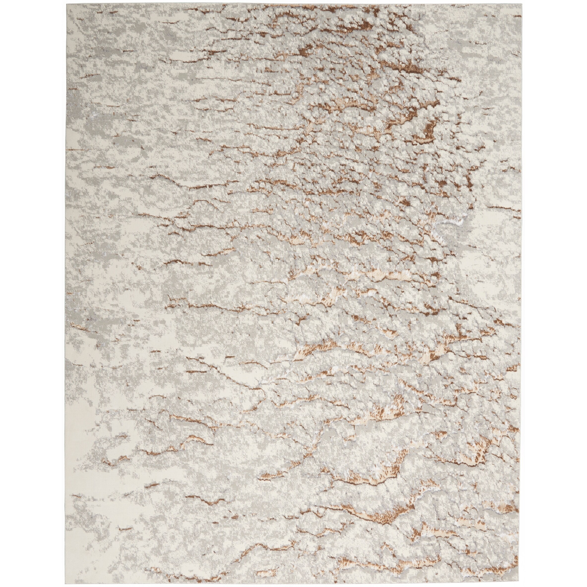 Round Rug Champagne Color Inspire Me Home Decor 5'3" Round Elegant Opulence 