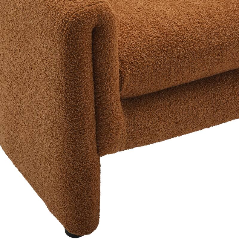 Modern Upholstered Barrel Accent Chair