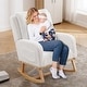 preview thumbnail 63 of 66, HOMYKA 27.5" Wide Rocking Chair for Nursery