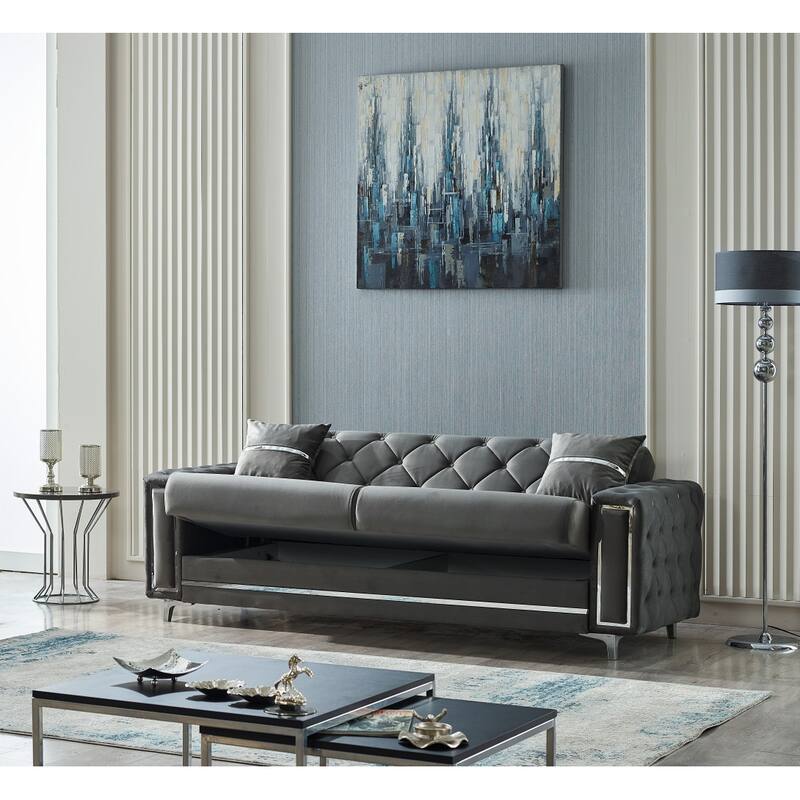 Bahreyn 4-Pieces Comfortable Sleeper Modern Two Sofa Two Chair Living Room Set