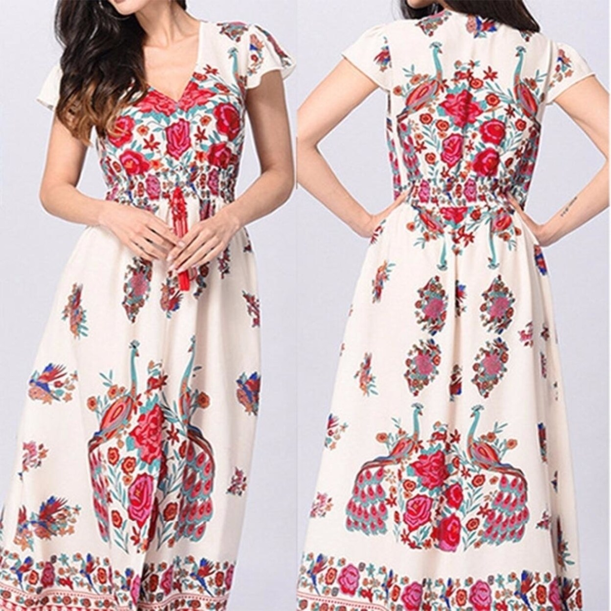 asian style long maxi dresses