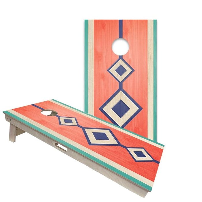 Surf Board Hunter Surf Board Regulation 2x4 Cornhole Board Set - All-Weather - Include Case + LED Lights