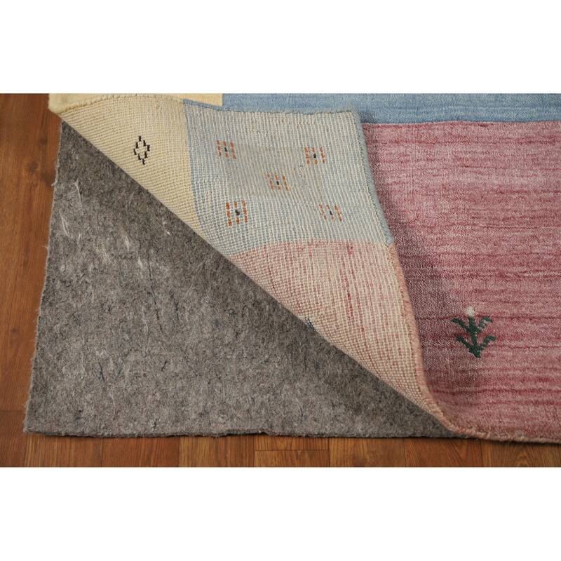 Gabbeh Indian Rug Hand-Knotted Wool Carpet - 5'5" x 7'9"