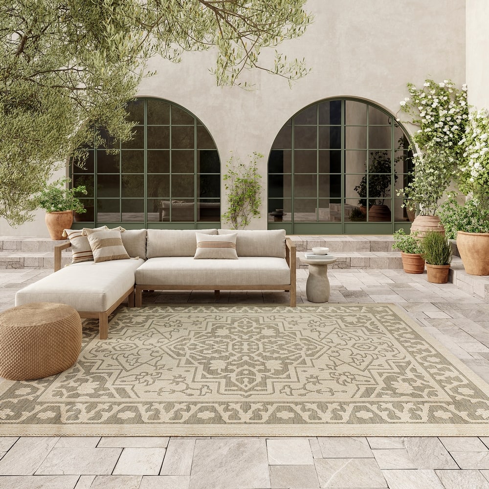 Nourison Tulum Indoor/Outdoor Persian Area Rug