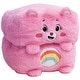 preview thumbnail 1 of 4, Happy Nappers: Care Bears 10" Pop N' Play Cube / Pillow - Cheer Bear Pink