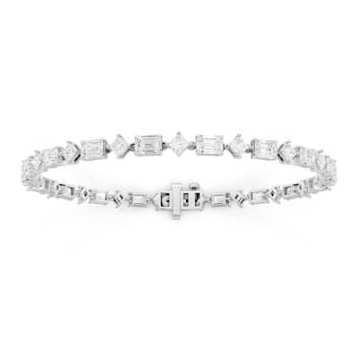 Auriya 14K Gold Lab Grown Diamond Tennis Bracelet 5 2/5 ct. tw. (E-F VS)