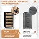 preview thumbnail 4 of 32, 5-Drawer Chest Dresser Closet PE Wicker Rattan Storage Tower Organizer
