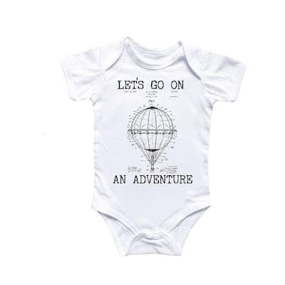 Hot Air Balloon Adventure - Baby Boy Girl Clothes Infant Bodysuit Funny Cute Newborn